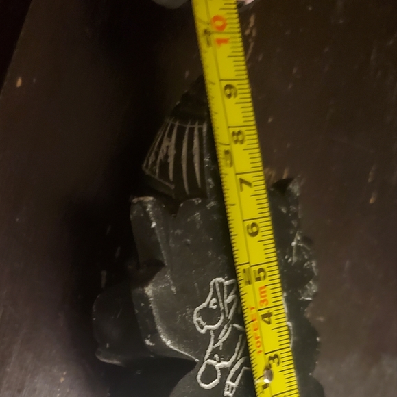 Ganesha Elephant Hindu God black stone statue - Picture 10 of 10